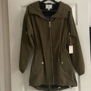 Forever 21 Womens Army Olive Green Military Style Utility Jacket - Size Small